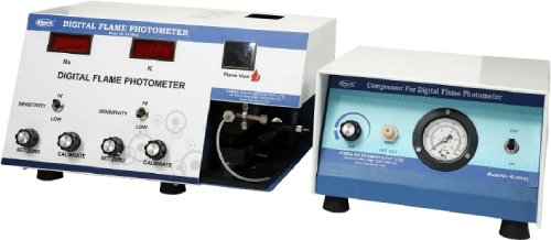 Digital Flame Photometer With Compresor KI 269a