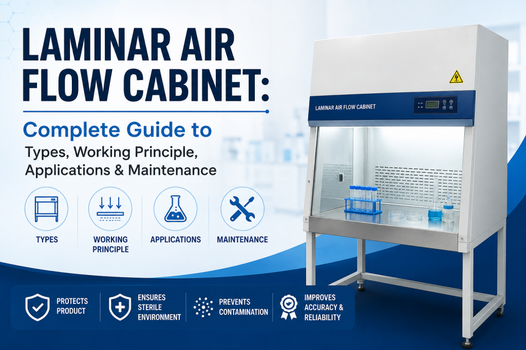 Laminar Air Flow Cabinet Complete Guide to Types, Working Principle, Applications & Maintenance