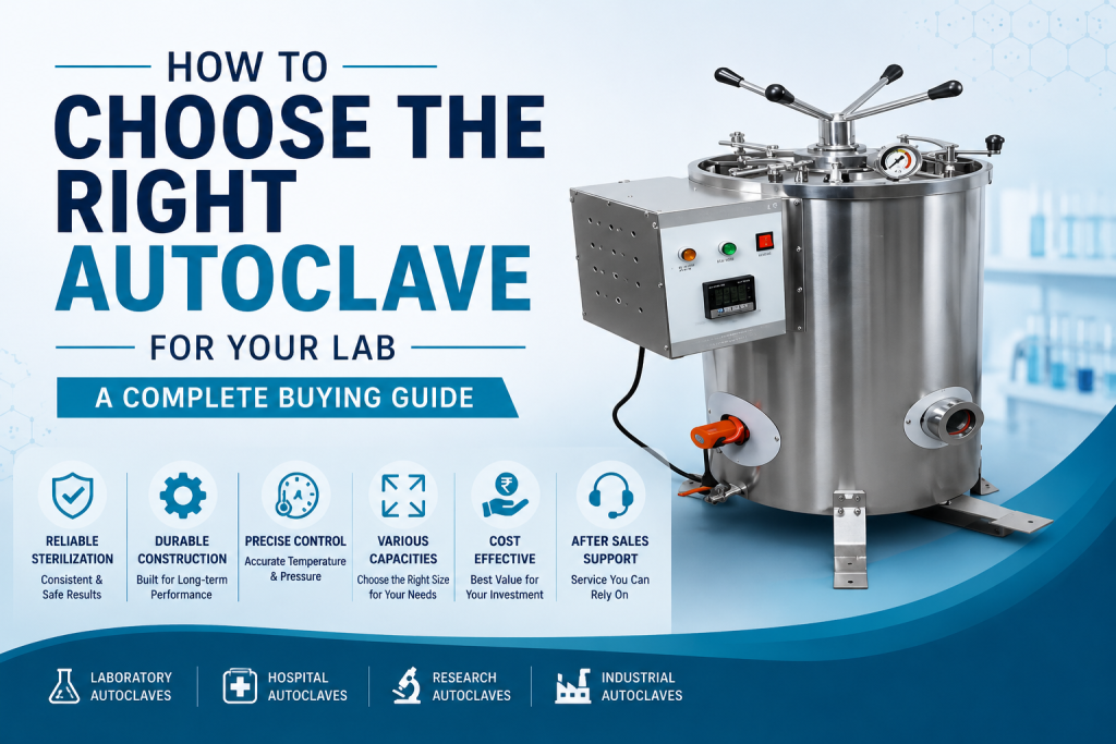 How to Choose the Right Autoclave for Your Lab: A Complete Buying Guide